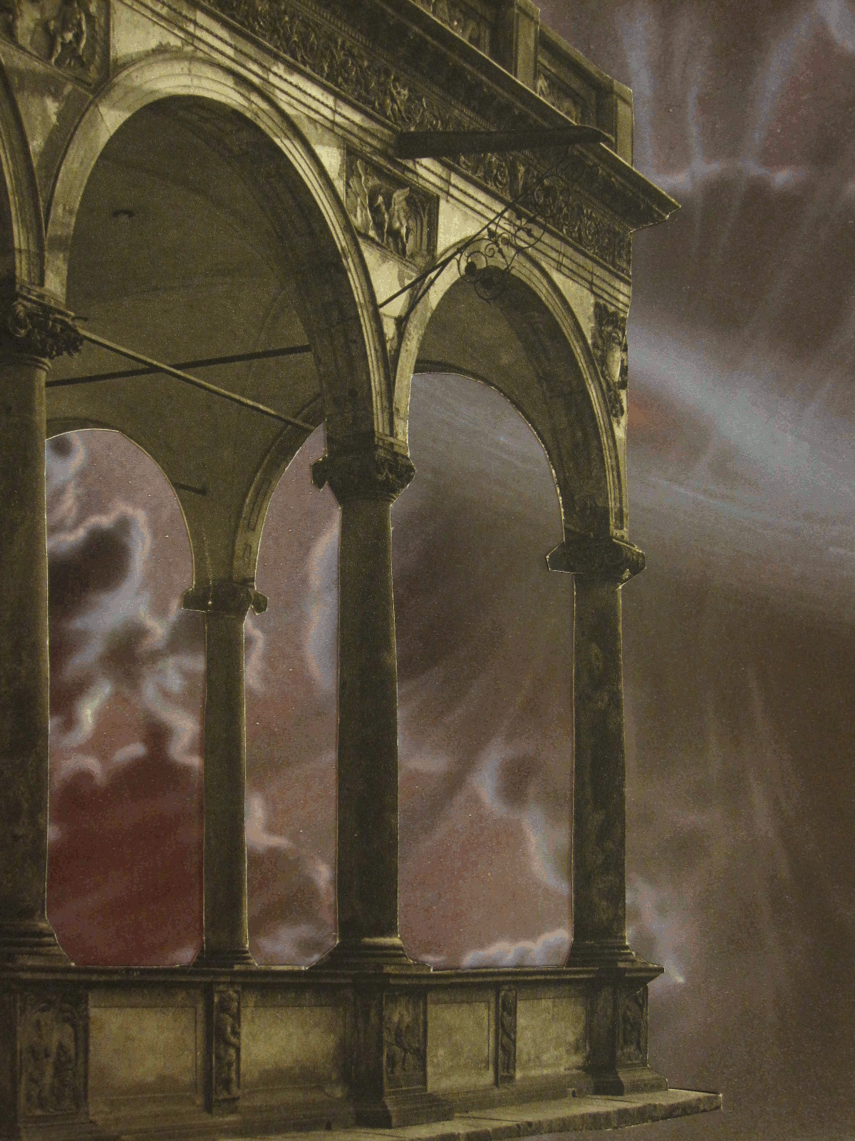 Temple — photomontage symbolique